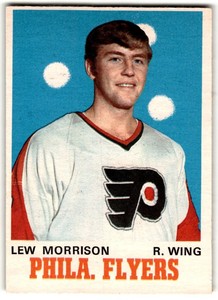 1970-71 O-Pee-Chee Lew Morrison Rookie #197 Philadelphia Flyers