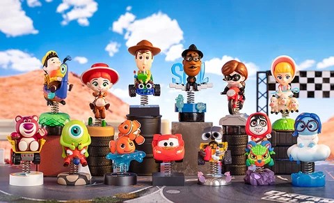 Pop Mart Disney/Pixar Shake Series Spring Toy Confirmed Blind Box Figure Cover