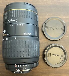 Sigma 70-300mm 1:4-5.6D APO Macro Super Lens For Nikon USED