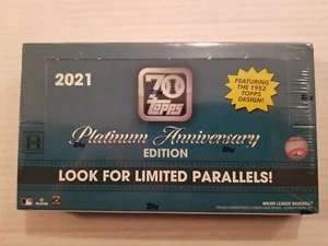 Topps 2021 70th Celebration edición platino aniversario caja de hobby (fiesta VIP) - Imagen 1 de 1