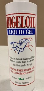 Absorbine Bigeloil Sore Muscle & Joint Pain Relief for Horses Case of 12 bottles - Picture 1 of 4