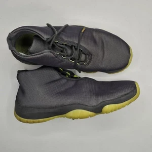 Jordan Future Dark Grey Volt Yellow Sole Men's Size 8 656503-025 Retro  - Picture 1 of 8