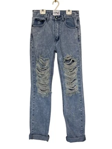 Pantalones de mezclilla One Teaspoon super holgados azules desgastados talla 23 (funciona más grande) muestra - Imagen 1 de 10