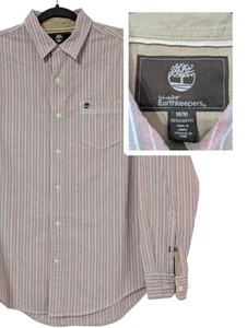 Timberland Earthkeepers Stripe Button Up Shirt Mens Medium M - Picture 1 of 9