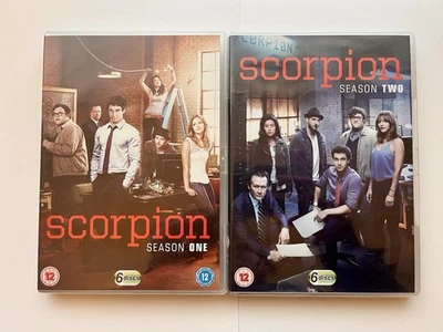 Scorpion, Complete Season 1, 2 DVD Series One, Two, Action, Crime, Drama - Image 1 of 2