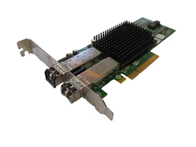HP 489193-001 AJ763-63002 8GB LPE12002 Dual Port HBA PCIe Network Adapter 2XFP - Image 1 of 3