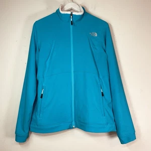 The North Face Ruby Raschel Silken Fleece Softshell Jacket Womens SZ XL Blue - Picture 1 of 16