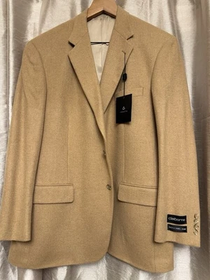 Blazer Claiborne NUEVO Cabello Camel Hombre’s 44 L Diez/Beige Foto 1 de 4