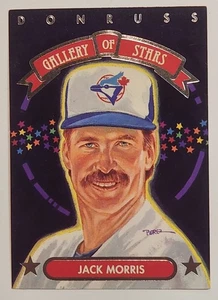 1992 Triple Play Gallery #GS3 Jack Morris Card - Picture 1 of 2