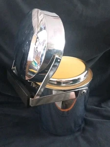 Vintage Ice Bucket.Original Alfi West German Chrome Thermo Glass Ice Bucket - Picture 1 of 8