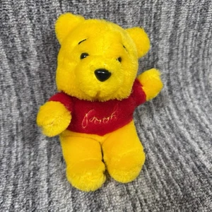 VTG Winnie the Pooh Plush 5" Stuffed Bear Disney SEARS Red Top TCA Group - Picture 1 of 8