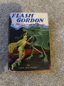 Flash Gordon in the Caverns of Mongo HC 1st Edition Alex Raymond 1936 Fine Copy - Foto 1 di 16