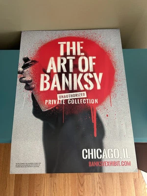 THE ART OF BANKSY Private Collection Limited Edition VIP Poster Print Chicago - Image 1 of 4
