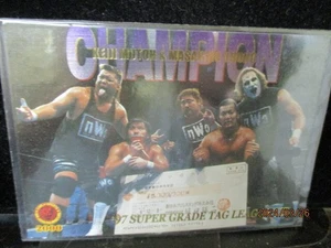 Bandai New Japan Pro Wrestling Card Keiji Muto Masahiro Chono 2000 SP17 New - Picture 1 of 3