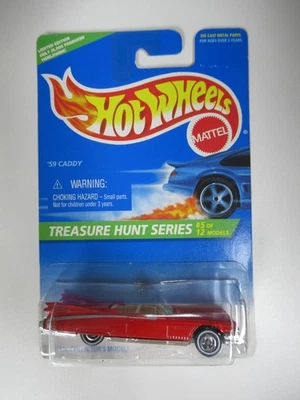 1996 Hot Wheels Treasure Hunt Red ‘59 Caddy - Image 1 of 4