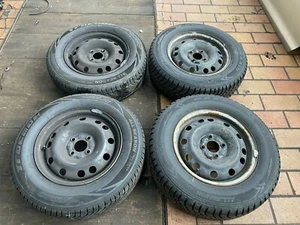 Renault R25 B29 Oldtimer Satz Allwetterräder Stahlfelgen ET42 185/70R14 88T 92H - Bild 1 von 12