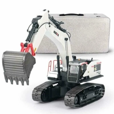 Huina 1594 RC Excavator Remote Controlled Digger 1:14 22Ch - NEWEST 2023 VERSION - Image 1 of 4