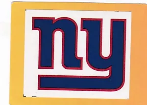 NUEVO LOTE DE PEGATINAS CON LOGOTIPO DE FÚTBOL AMERICANO DE LA NFL (5) GIGANTES DE NUEVA YORK - Imagen 1 de 1