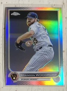 BRANDON WOODRUFF / 2022 Topps Chrome /REFRACTOR #44 / Brewers - Picture 1 of 2