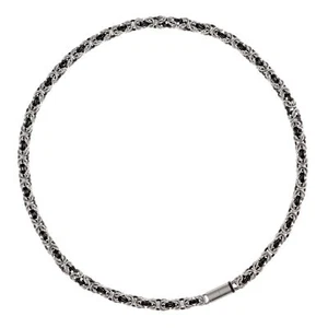 Ernstes Design Collier K187 Edelstahl Königskette Kette edvita petit Wechselschl - Bild 1 von 3