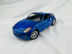 2003 NISSAN Z FAST AND THE FURIOUS JOY RIDE 1:18 DIE CAST BLUE NISSAN DAMAGED!! - Picture 1 of 19
