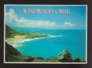 HAWAII HI Makapuu Beach Body Surfing Area 1988 CONTINENTAL Postkarte - Bild 1 von 2