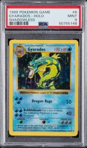 1999 Pokémon Base Set Shadowless Gyarados Holo #5 PSA 9 - Picture 1 of 2
