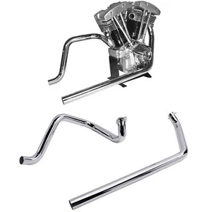 True Dual Headers for Harley Shovelhead Exhaust FL 70-84, Not for 81 FLT 5 Speed - Bild 1 von 5