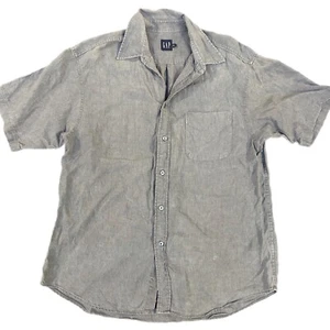 Gap Short Sleeve Button Up Shirt Men's Size Large - Picture 1 of 8