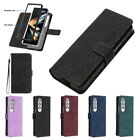 For Samsung Galaxy Z Fold4 Fold3 Flip4 Flip3 Leather Card Slot Wallet Case Cover