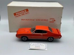 Danbury Mint 1969 Pontiac GTO Judge, Orange, 1:24, Excellent, Boxed - Picture 1 of 22