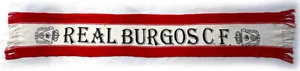 REAL BURGOS CLUB DE FUTBOL C.F. LIGA ESPAÑA ECHARPE SCIARPA SCARF BUFANDA RAREZA - Imagen 1 de 1