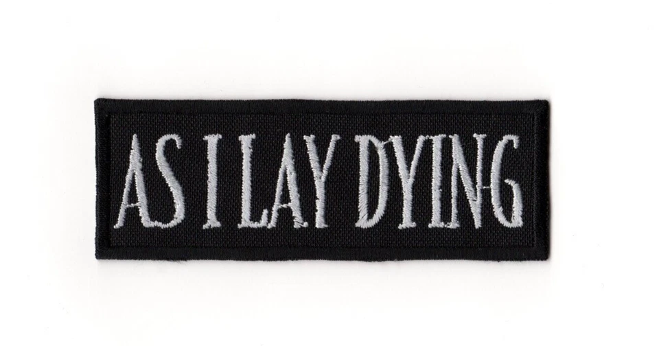 As I Lay Dying Sew-on Patch | American Metalcore Melodic Metalcore Band Logo - Image 1 of 1