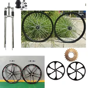 DONSP1986 26" Bike Fork &headset, 1" Threaded TripleTree & Wheelset w/Freewheel - Picture 1 of 93