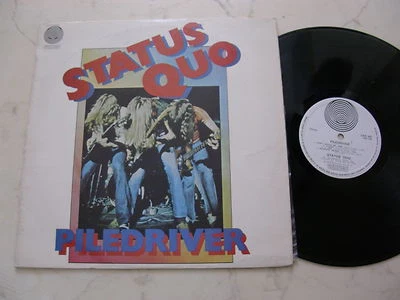 Status Quo Piledriver New Zealand Swirl Vertigo Non - Foc 1st Press 1972 - Photo 1/2