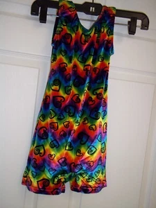 Snowflake Designs Gymnastics Biketard Leotard Dance Romper Large - Picture 1 of 5