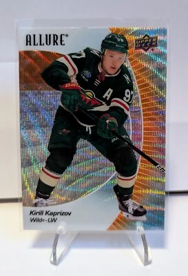 2023-24 Upper Deck Allure - Orange Slice #25 Kirill Kaprizov - Image 1 of 2