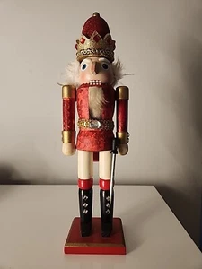 Christmas Wooden Nutcracker Wooden Statue - Picture 1 of 24