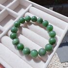 Beautiful Good Quality Natural Real Hetian Green Jade Beaded Bracelet