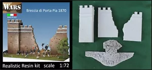 WARS 17-72 Breccia di Porta Pia 1870 kit resina diorama presa di Roma scala 1:72 - Foto 1 di 1