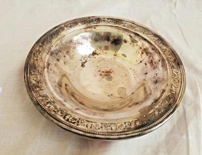 Cuenco rosa Wallace plateado Foto 1 de 4