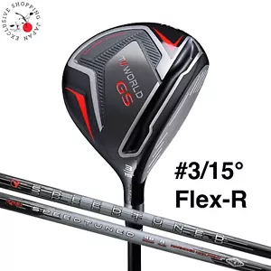 HONMA Golf Tour World GS Fairway Wood #3 15° SPEEDTUNED 48 Graphite Shaft Flex R - Picture 1 of 13