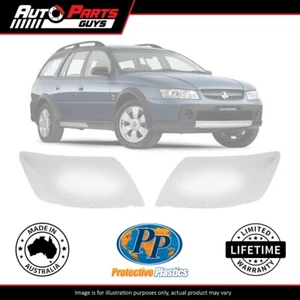 Fits Holden Adventra VY Series 2 VZ 2003 2004 2005 Headlight Protector Pair* - Picture 1 of 7