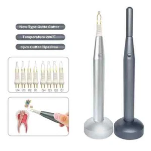 Dental Endo Cordless Gutta Percha Tooth Gum Cutter 8 Tips Free Metal Heated Pen - Picture 1 of 12