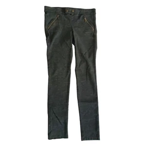 Rewind Dark Green Stretchy Skinny Jeggings Womens Small Pants Zipper Grunge Emo - Picture 1 of 4