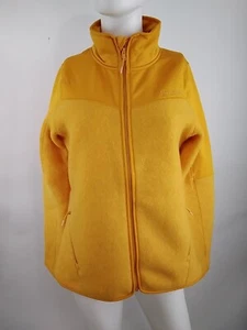 Smartwool Women Hudson Trail Fleece Full Zip Jacket Honey Gold Medium 17129-K11 - Picture 1 of 10