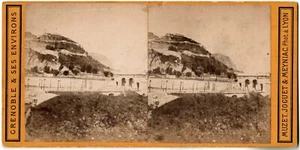 Grenoble.Porte Randon.Stereoalbum Foto Muzet & Joguet Fotografen in Lyon. - Bild 1 von 2