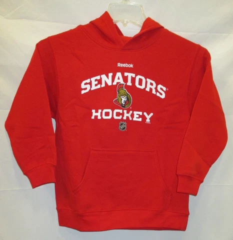 Ottawa Senators YOUTH Hooded Sweatshirt  2 COLORS!  Black or Red Cover