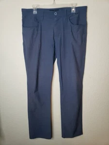 Travis Mathew Gray Micro Stripe Golf Pants Men's Size 34 - Picture 1 of 12