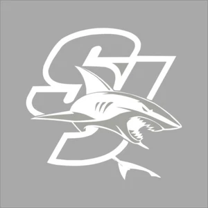 San Jose Sharks #17 logotipo del equipo de la NHL 1 color calcomanía de vinilo pegatina pared ventana coche - Imagen 1 de 7